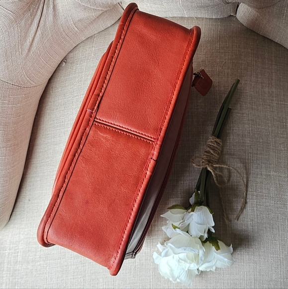 Vintage Coach Bonnie Cashin Metro Stroll Tote Bag # 9004 ( Coral Pink ) - Picture 7 of 15